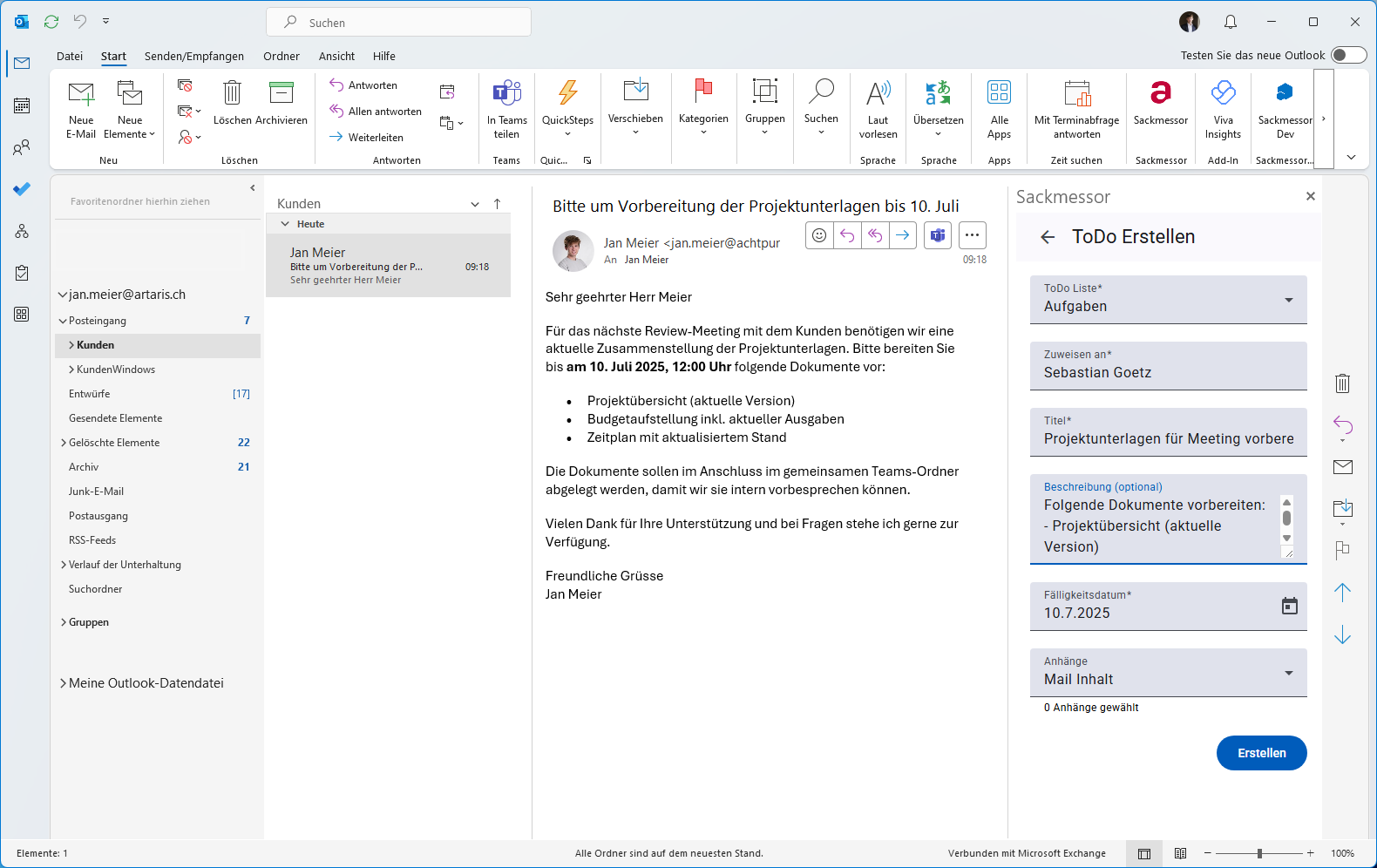 Screenshot Outlook AddIn Windows Screenshot Outlook AddIn Windows